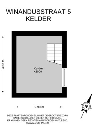 Floorplan - Winandusstraat 5, 6181 NG Elsloo